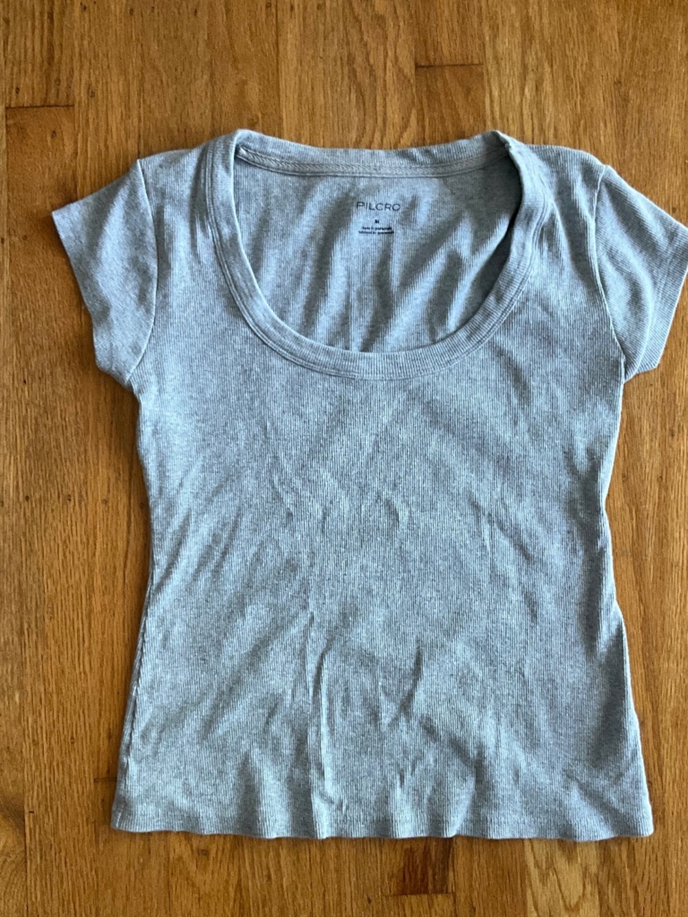 Anthropologie Pilcro Slim Scoop Neck Tee Medium
